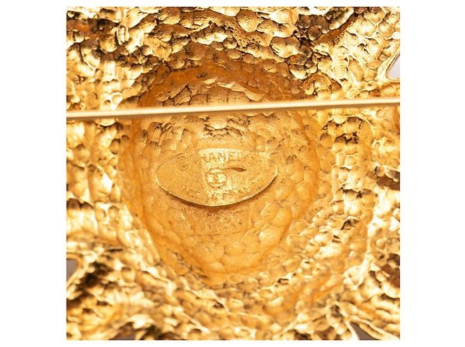 Spilla Sole Testa di Leone Placcata Oro Chanel Gold Gold Plated D'oro - vista 3
