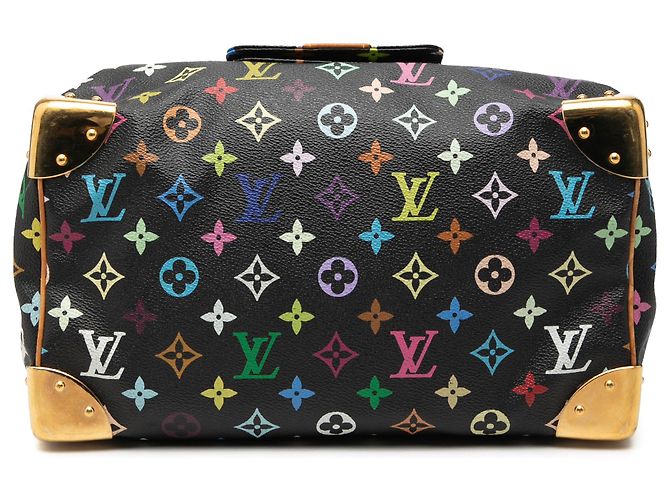Louis Vuitton Black Monogram Multicolore Speedy 30 - view 3