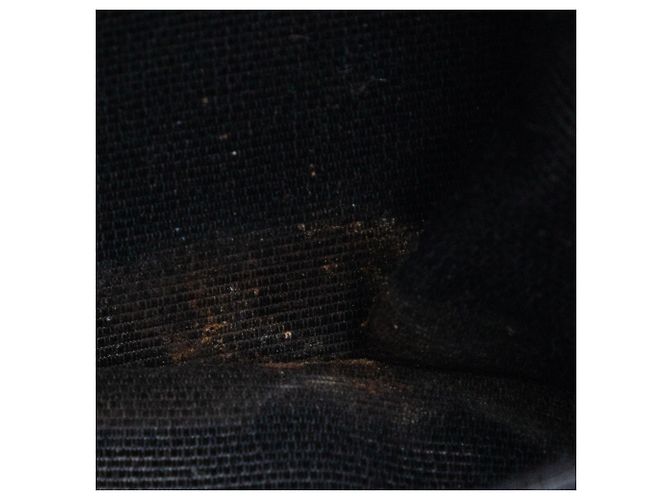 Chanel Black Medium Classic Tweed e Ribbon Logo Double Flap Nero - vista 6