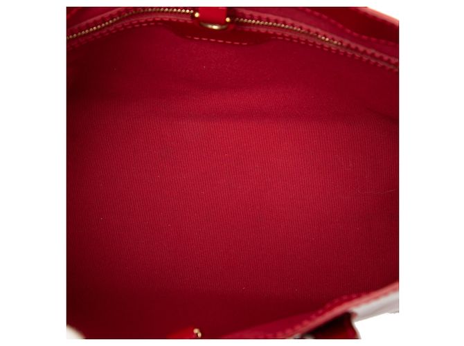 Louis Vuitton Red Monogram Vernis Wilshire PM Rosso - vista 4