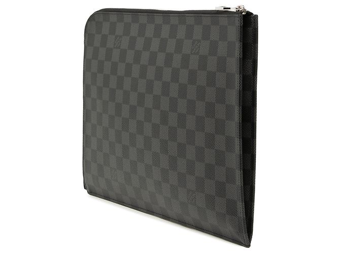 Louis Vuitton Pochette Jour GM in Damier Graphite nero - vista 2