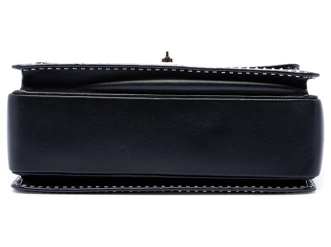 Borsa a mano Valentino in pelle nera con Rockstud Nero - vista 3