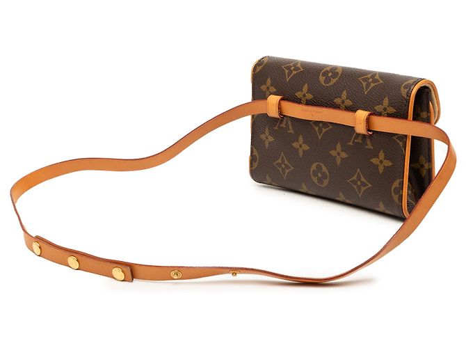 Louis Vuitton Pochette Florentine Monogram Marrone - vista 2