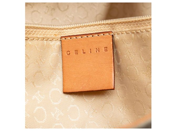 Céline Celine Gray C Macadam Suede Crossbody Marrone - vista 5