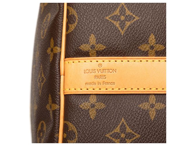 Louis Vuitton Marrone Monogram Keepall Bandouliere 60 - vista 5