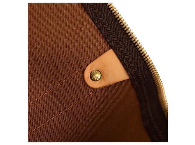 Louis Vuitton Marrone Monogram Keepall Bandouliere 60 - vista 8
