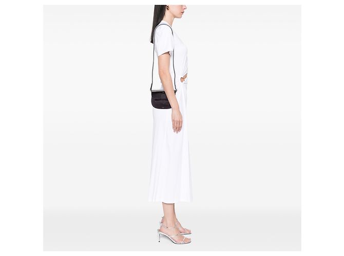 Céline Celine Bolsa transversal simétrica em couro de vitelo estampado marrom Mini Castanho escuro - vista 7
