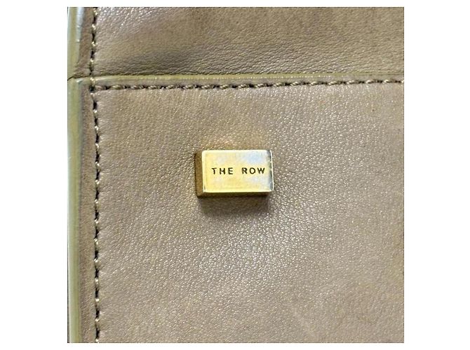 The Row Borsa Classica Muschio Marrone Cachi - vista 13