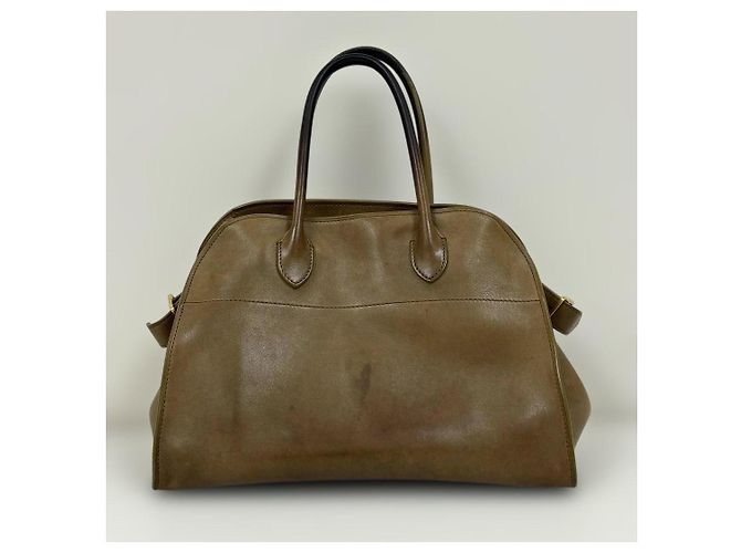 The Row Borsa Classica Muschio Marrone Cachi - vista 2