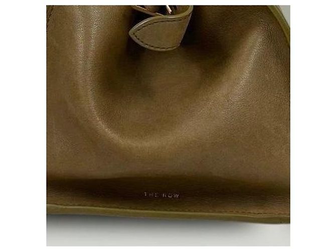 The Row Borsa Classica Muschio Marrone Cachi - vista 3