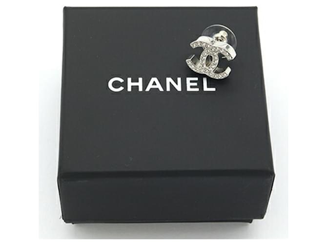 Orecchini Chanel in metallo argento - vista 8