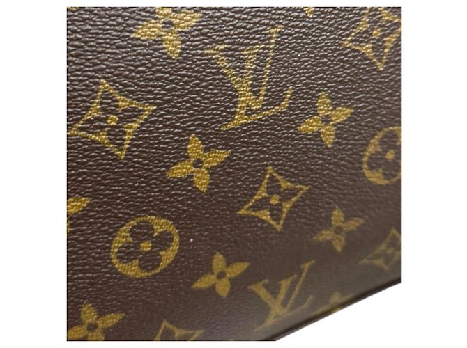 Borsa a Spalla Louis Vuitton Looping MM Monogram Marrone - vista 13