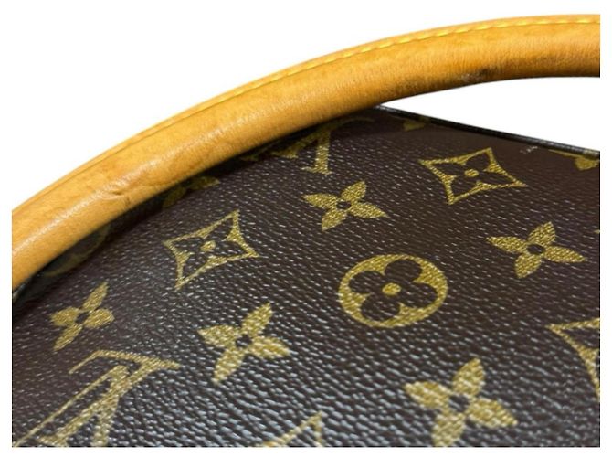 Borsa a Spalla Louis Vuitton Looping MM Monogram Marrone - vista 16