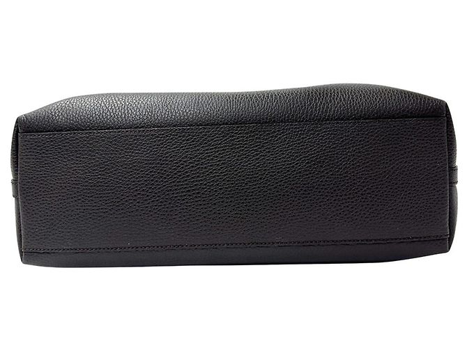 Borsa a mano in pelle marrone scuro Gucci - vista 3