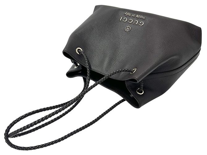 Borsa a mano in pelle marrone scuro Gucci - vista 6