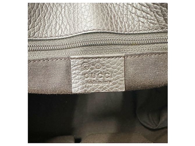 Borsa a mano in pelle marrone scuro Gucci - vista 9