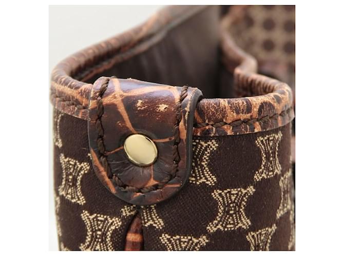 Céline Borsa Tote Celine Macadam Marrone - vista 11