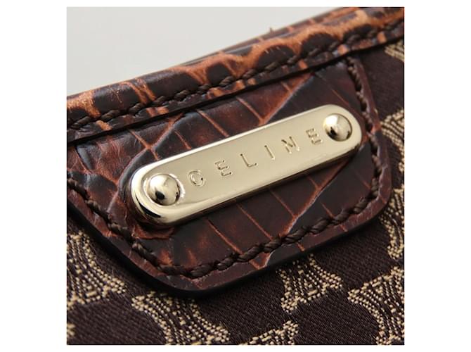 Céline Borsa Tote Celine Macadam Marrone - vista 14