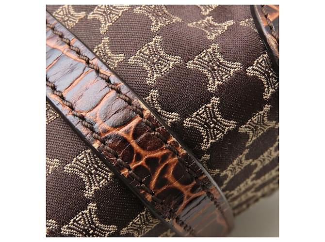Céline Borsa Tote Celine Macadam Marrone - vista 21
