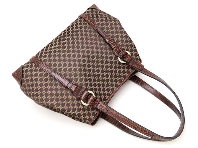 Céline Borsa Tote Celine Macadam Marrone - vista 5