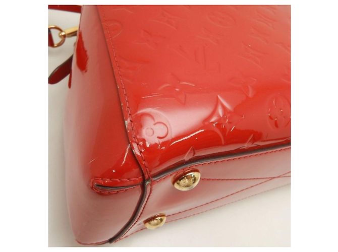 Borsa Louis Vuitton Vernis Montaigne BB in Cerise Fuschia - vista 15