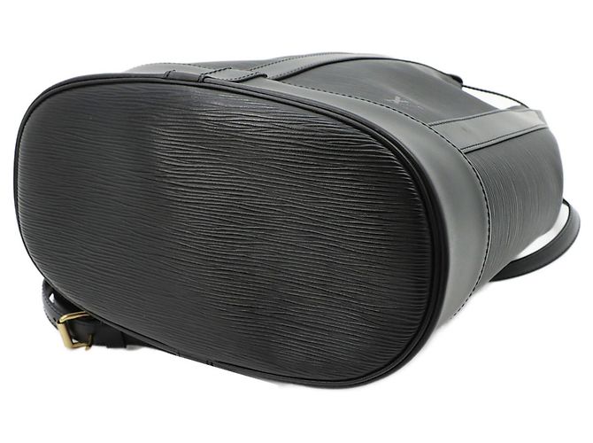 Borsa a Spalla Louis Vuitton Epi Randonnee PM Nero - vista 4