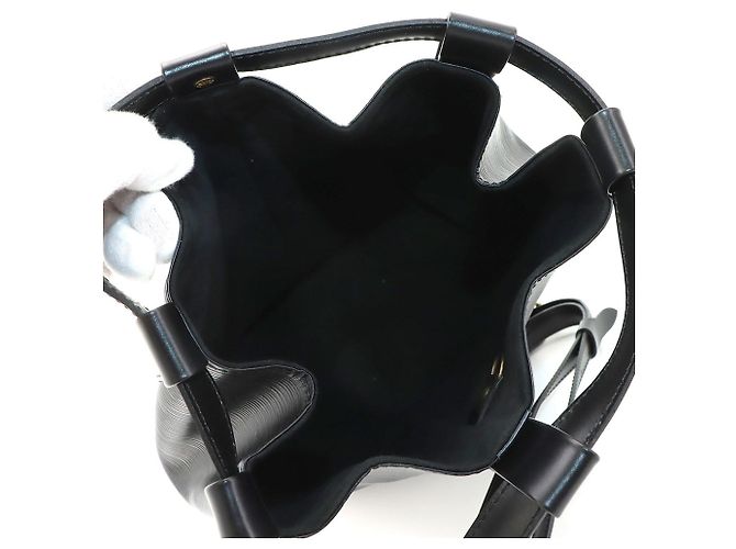 Borsa a Spalla Louis Vuitton Epi Randonnee PM Nero - vista 6