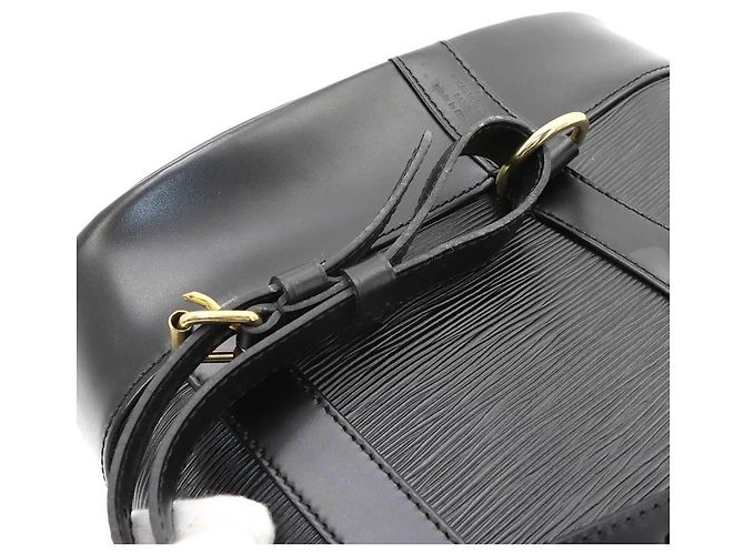 Borsa a Spalla Louis Vuitton Epi Randonnee PM Nero - vista 8