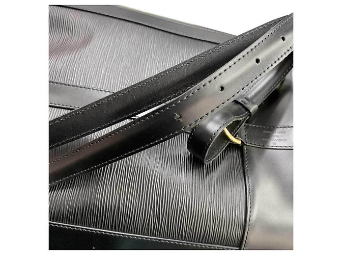 Borsa a Spalla Louis Vuitton Epi Randonnee PM Nero - vista 9
