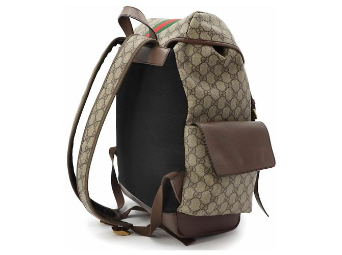 Gucci Ophidia Backpack in GG Supreme Leather - view 3