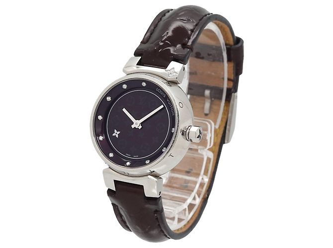 Louis Vuitton Tambour Disc Diamant PM Damenuhr - Ansicht 3