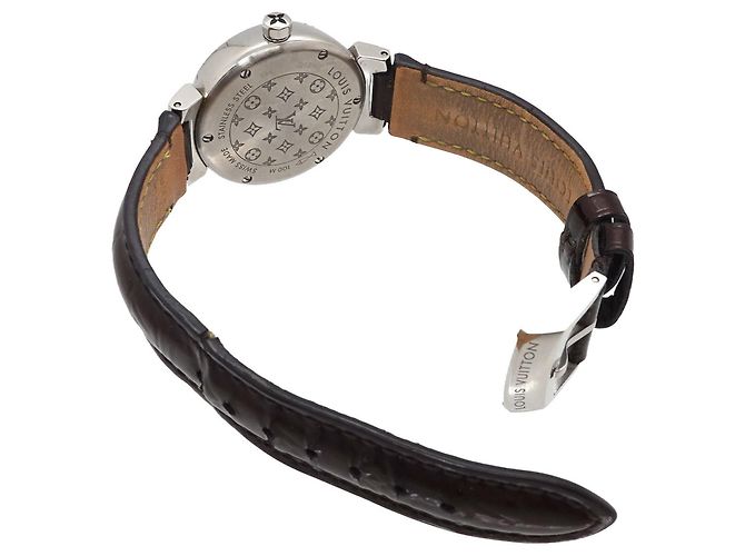 Louis Vuitton Tambour Disc Diamant PM Damenuhr - Ansicht 5