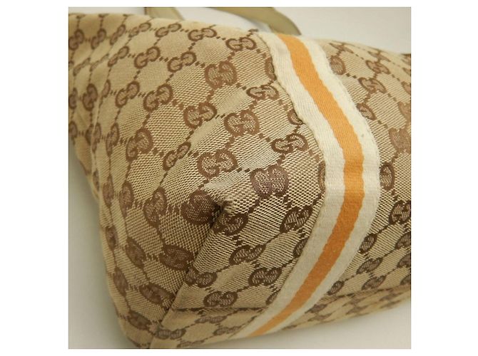 Gucci Beige GG Canvas Tote Bag - Ansicht 12