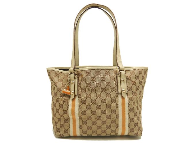 Gucci Beige GG Canvas Tote Bag - Ansicht 2