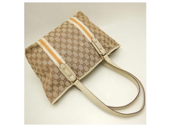 Gucci Beige GG Canvas Tote Bag - Ansicht 3