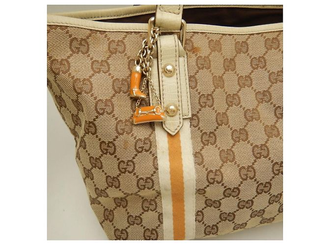 Gucci Beige GG Canvas Tote Bag - Ansicht 7
