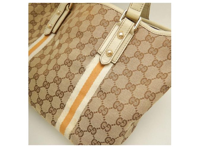 Gucci Beige GG Canvas Tote Bag - Ansicht 8