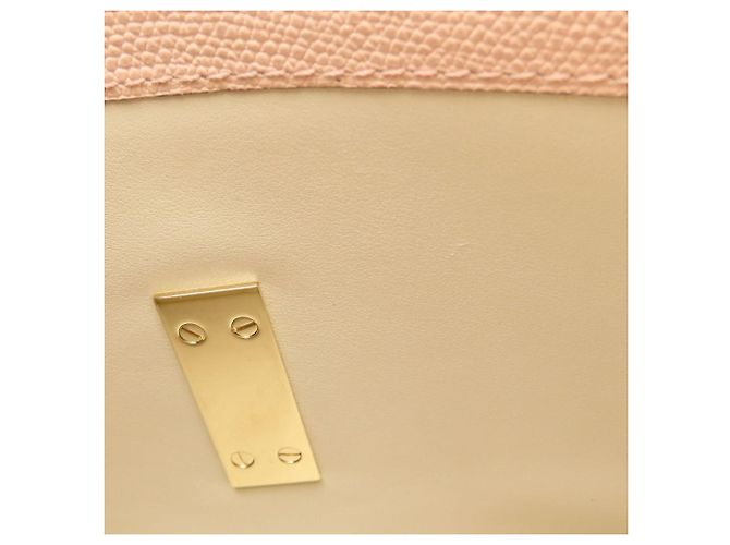 Borsa Valextra Mini Iside in pelle di vitello morbida Rosa - vista 10