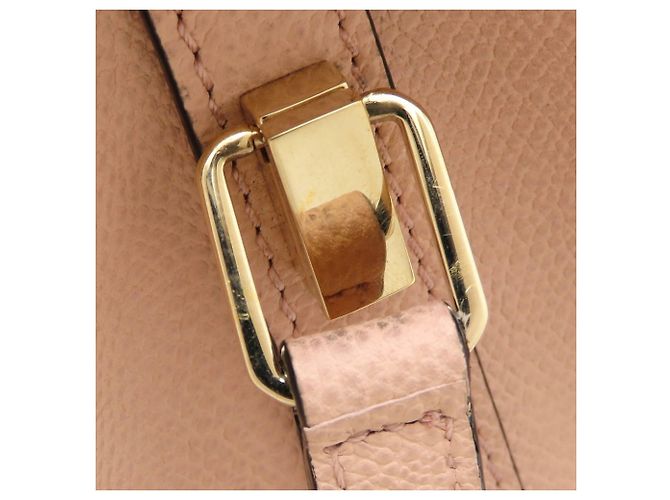 Borsa Valextra Mini Iside in pelle di vitello morbida Rosa - vista 17