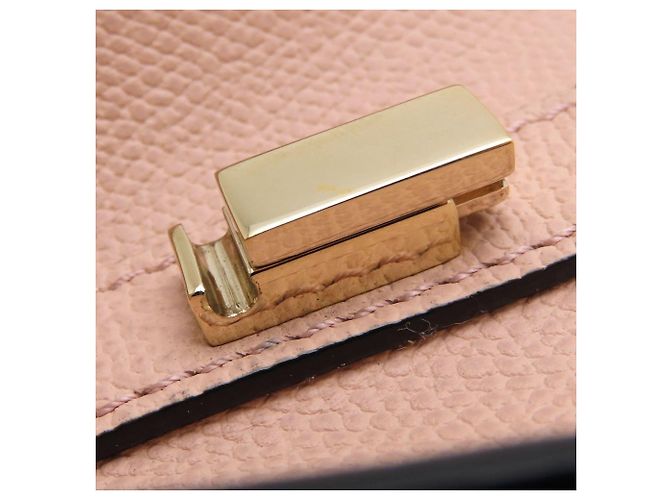 Borsa Valextra Mini Iside in pelle di vitello morbida Rosa - vista 18