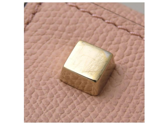 Borsa Valextra Mini Iside in pelle di vitello morbida Rosa - vista 25