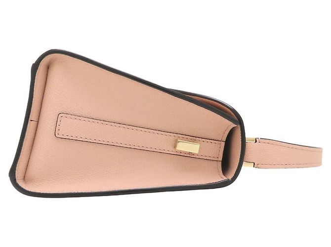 Borsa Valextra Mini Iside in pelle di vitello morbida Rosa - vista 3