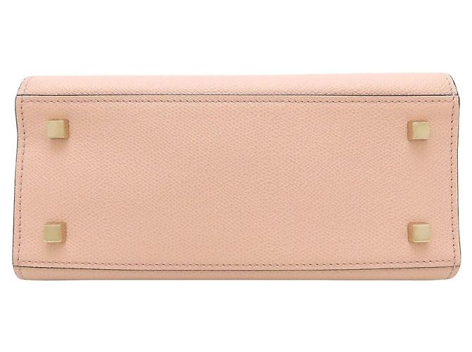 Borsa Valextra Mini Iside in pelle di vitello morbida Rosa - vista 4