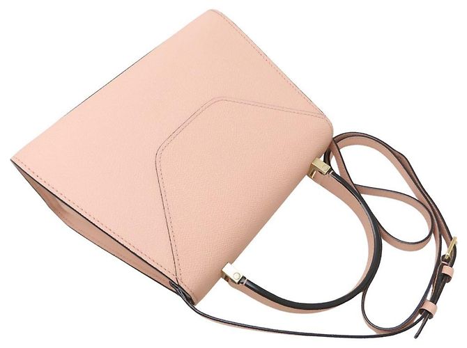Borsa Valextra Mini Iside in pelle di vitello morbida Rosa - vista 5