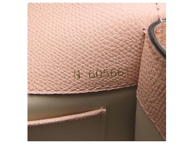 Borsa Valextra Mini Iside in pelle di vitello morbida Rosa - vista 8