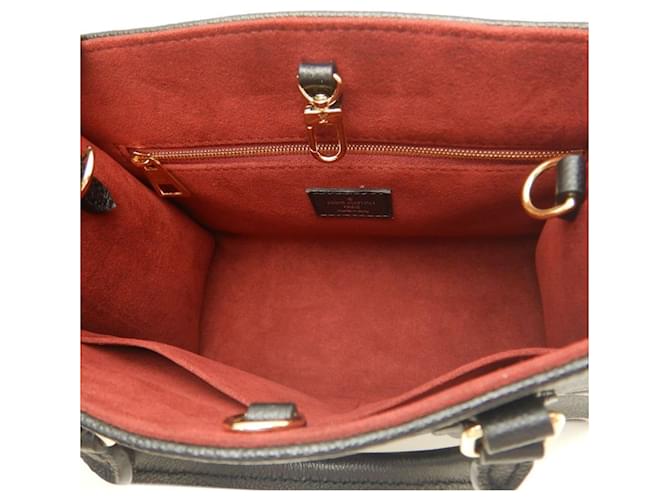 Bolso Louis Vuitton Bicolor Monogram OnTheGo PM Negro Beige - vista 6