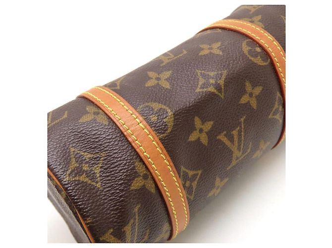 Borsa Louis Vuitton Monogram Papillon 19 Marrone - vista 15