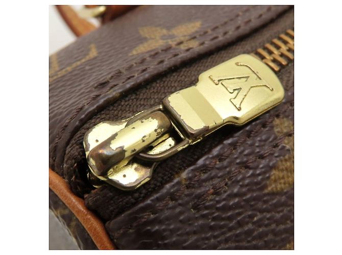 Borsa Louis Vuitton Monogram Papillon 19 Marrone - vista 9