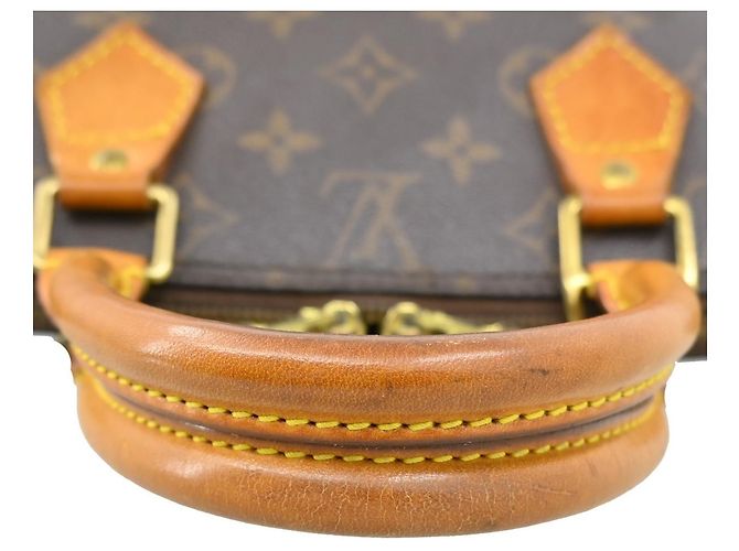 Borsa Louis Vuitton Alma Monogram Canvas PM Marrone - vista 7