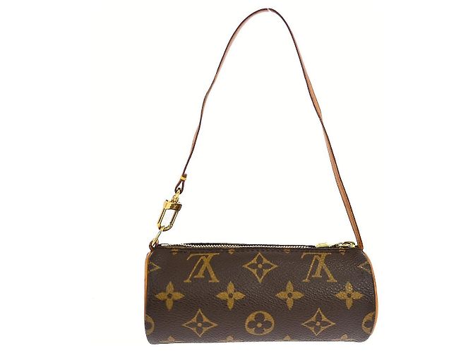 Louis Vuitton Papillon Pochette Monogram Canvas Mini Marrone - vista 2